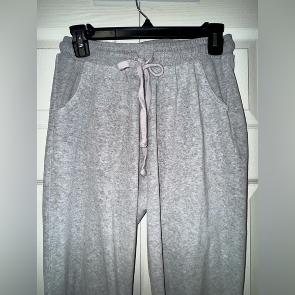 Gray project social T velvety Jogger Sweatpants with Striped Cuffs. Size M. GUC - Picture 3 of 8